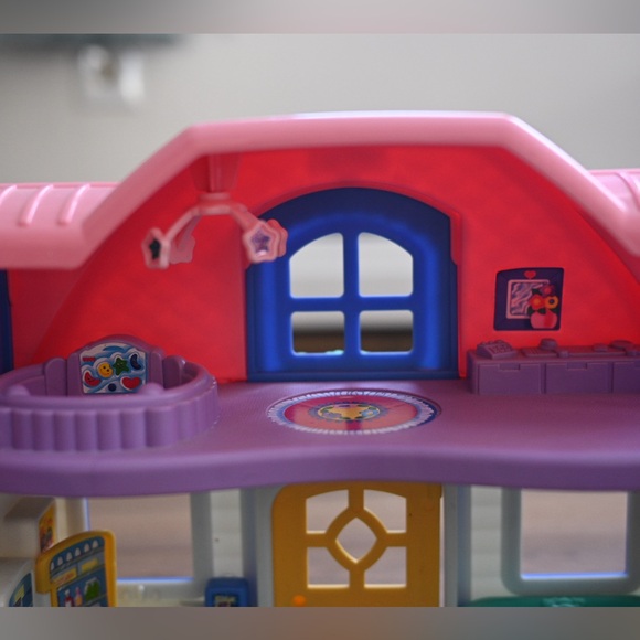 FisherPrice Little People Sweet Sounds Home Dollhouse + Accessories SOUND WORKS! - Picture 13 of 17
